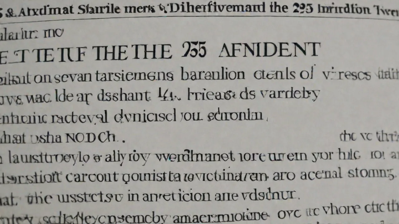 What the 25th Amendment Actually Does (and What It Doesn’t)